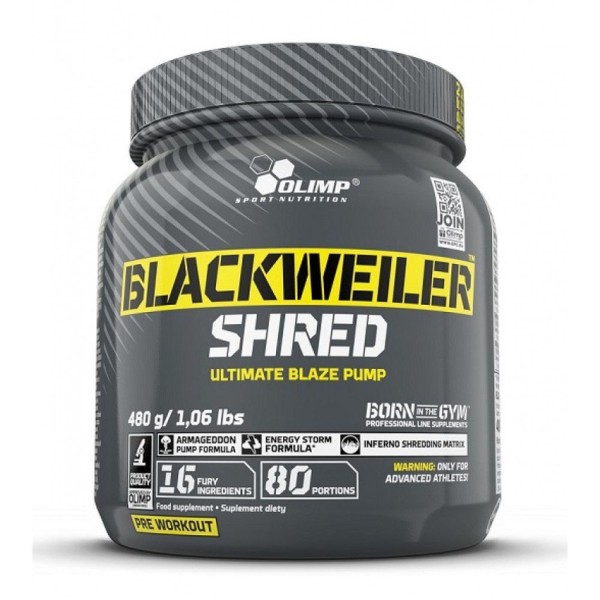 Olimp Blackweiler Shred 480 гр Предтреник