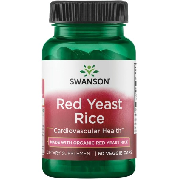 Swanson Red Yeast Rice 600 мг 60 капсул Антиоксидант