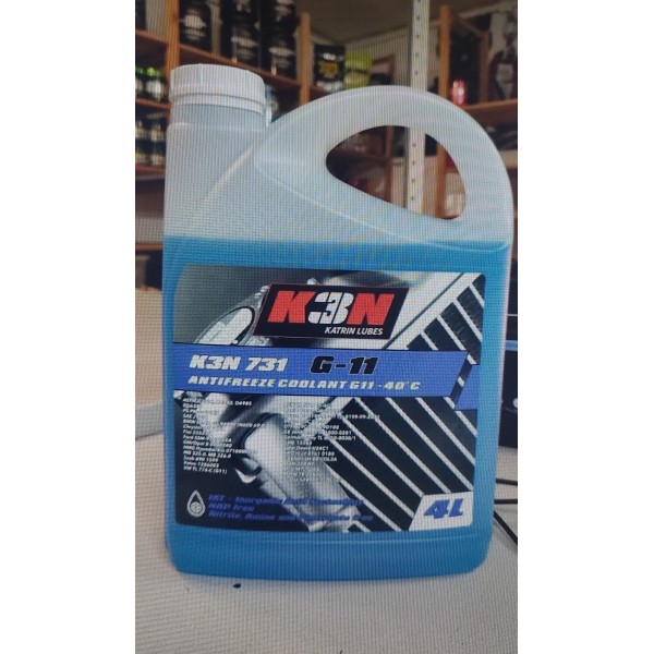 K3N-Katrin Lubes 731 G-11 Blue 4 литра Антифриз