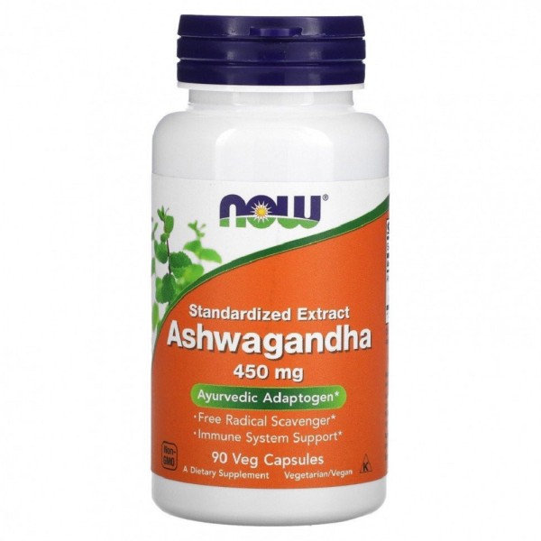 Now Ashwagandha 450 мг 90 капсул Иммунная система