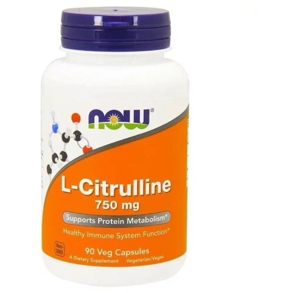 Now Citrulline 750 мг 90 капсул