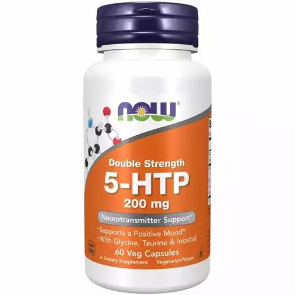 NOW 5-HTP 200 mg 60 капсул