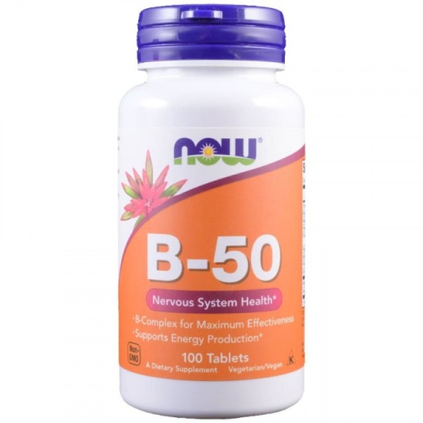  Now Vitamin B-50 100 таблеток
