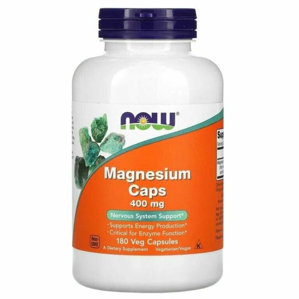 NOW Magnesium 400 мг 180 капсул
