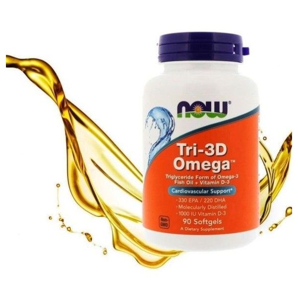 Now Tri-3D Omega 90 капсул