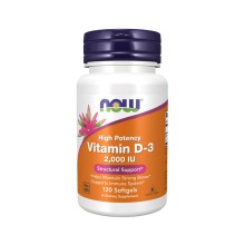 Now Vitamin D3-2000 IU 120 капсул Витамины