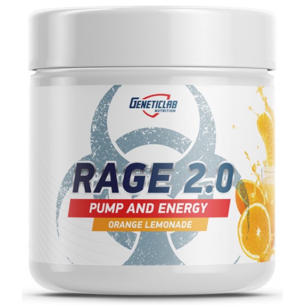 Geneticlab Nutrition Rage 2.0 240 гр Предтренировочный комплекс