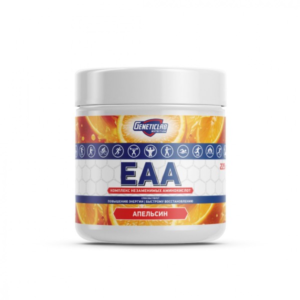 Geneticlab Nutrition EAA 225 гр Аминокислотный комплекс Geneticlab Nutrition EAA 225 гр Аминокислотный комплекс