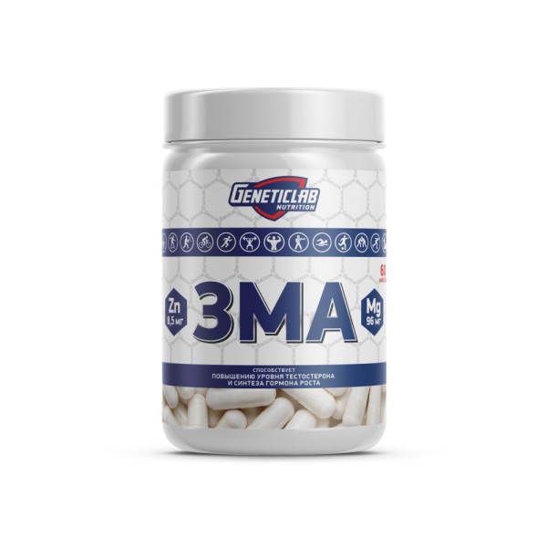 Geneticlab Nutrition ZMA 60 капсул Поддержка тестостерона