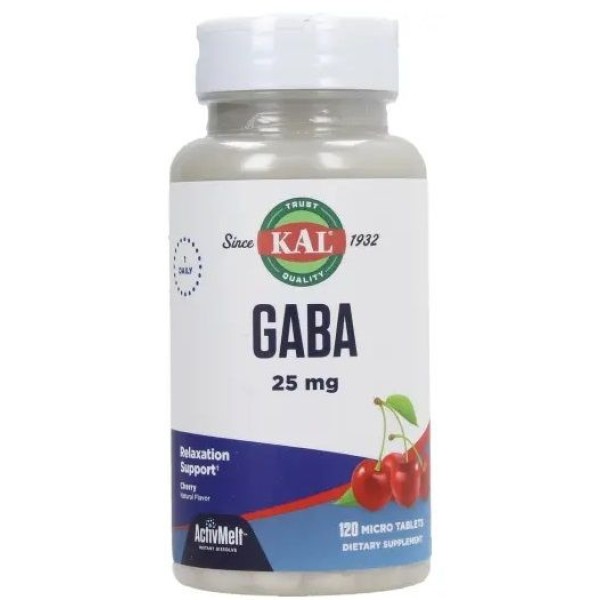 KAL Gaba ActivMelt 25 мг 120 капсул