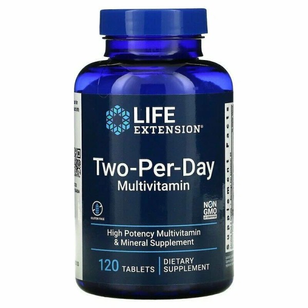Life Extension Two-Per Day Multivitamin 120 таблеток