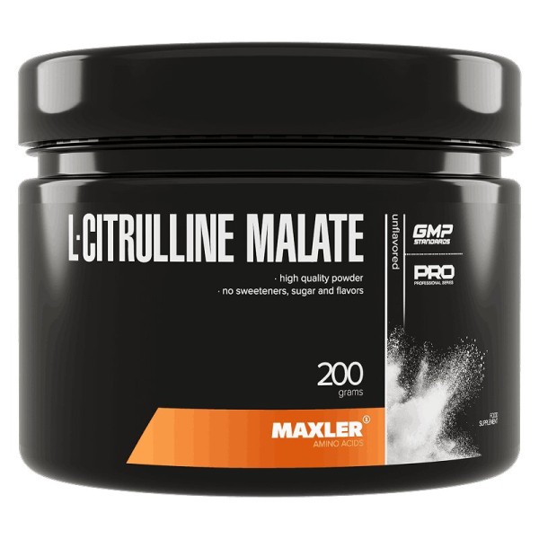 Maxler 100% Golden L-Citrulline Malate 200гр Аминокислоты