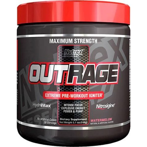Nutrex Outrage 140 гр Предтренировочный комплекс