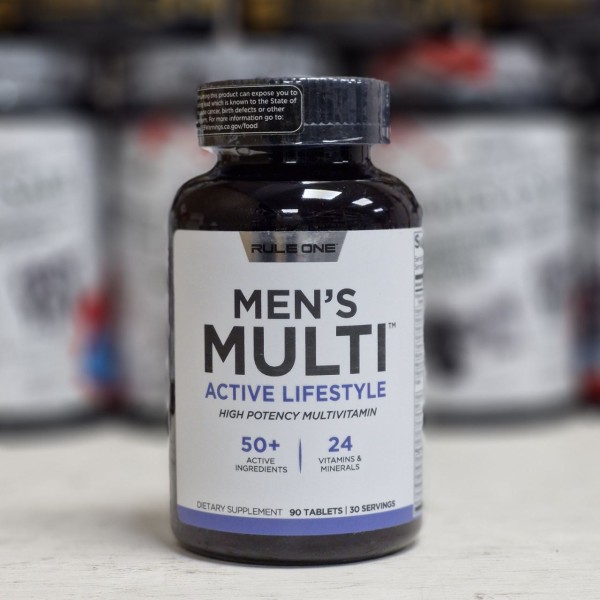 Rule 1 Men's Multi Active Lifestyle 90 таблеток Витамины и минералы Rule 1 Men's Multi Active Lifestyle 90 таблеток Витамины и минералы